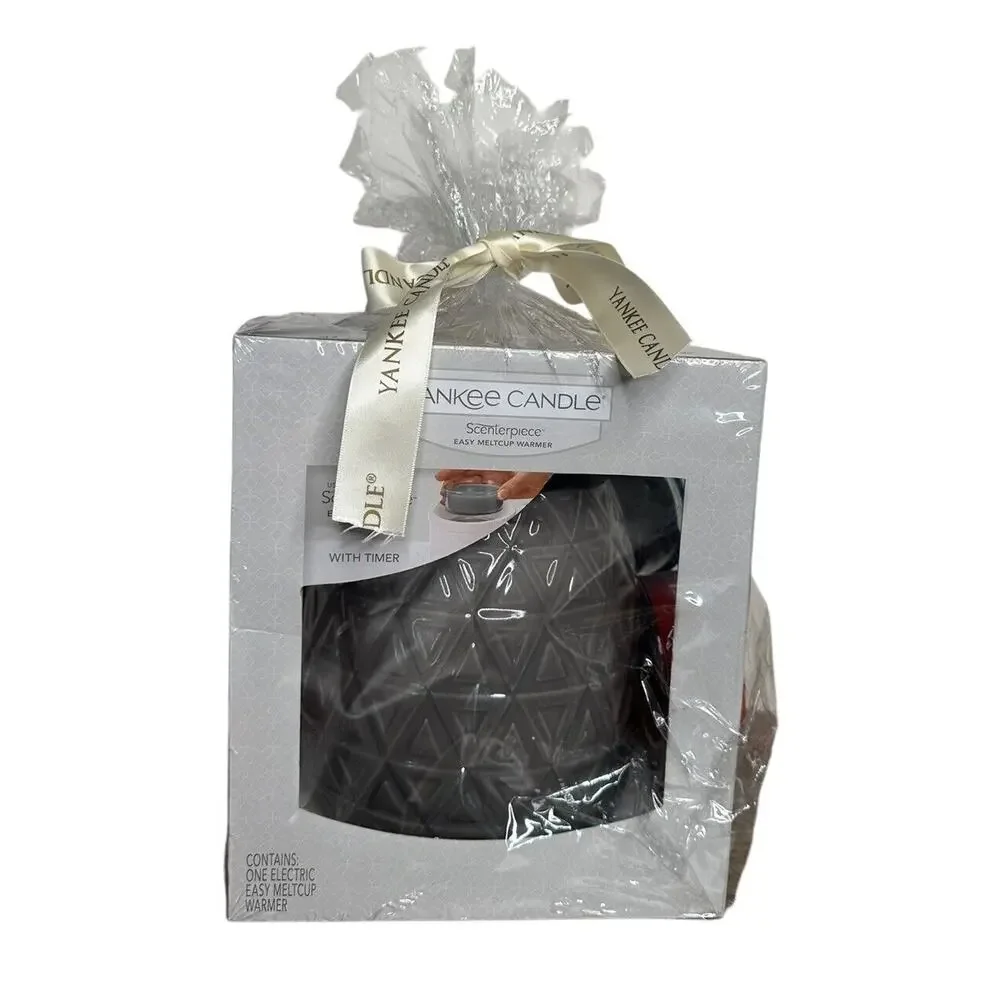 Yankee Candle Gray Scenterpiece Electric Easy Meltcup Warmer Timer SPW-SLATER